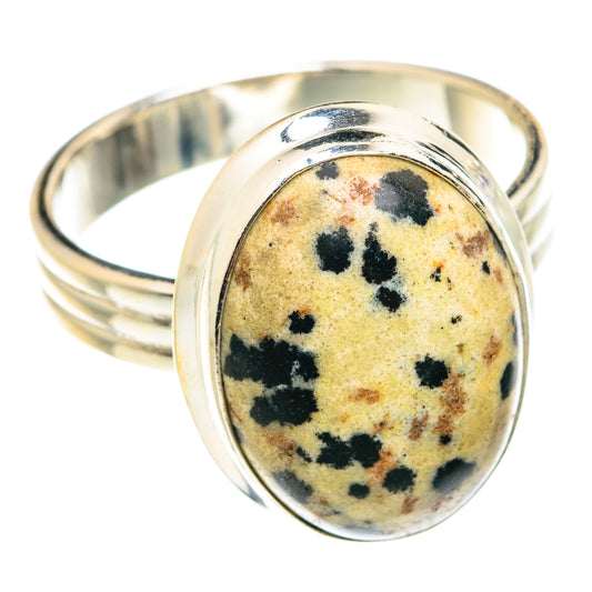 Dalmatian Jasper Rings handcrafted by Ana Silver Co - RING75479