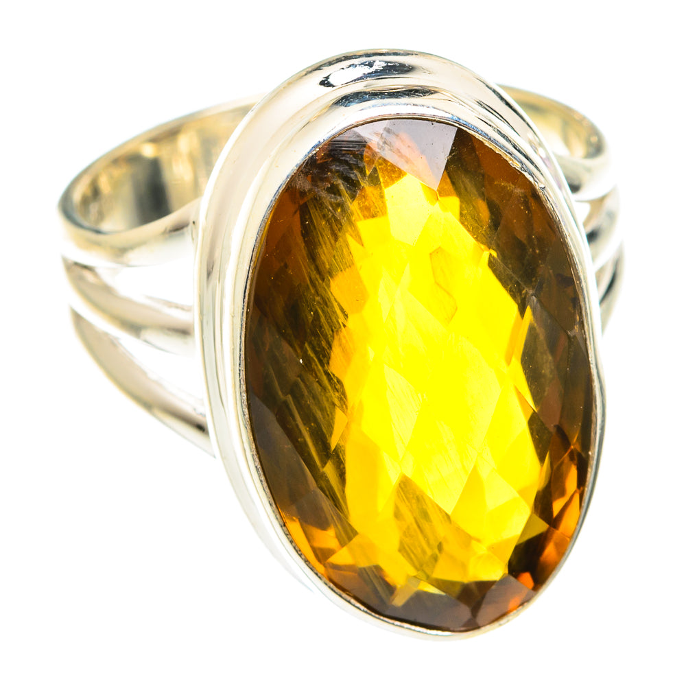 Mandarin Citrine Rings handcrafted by Ana Silver Co - RING75480