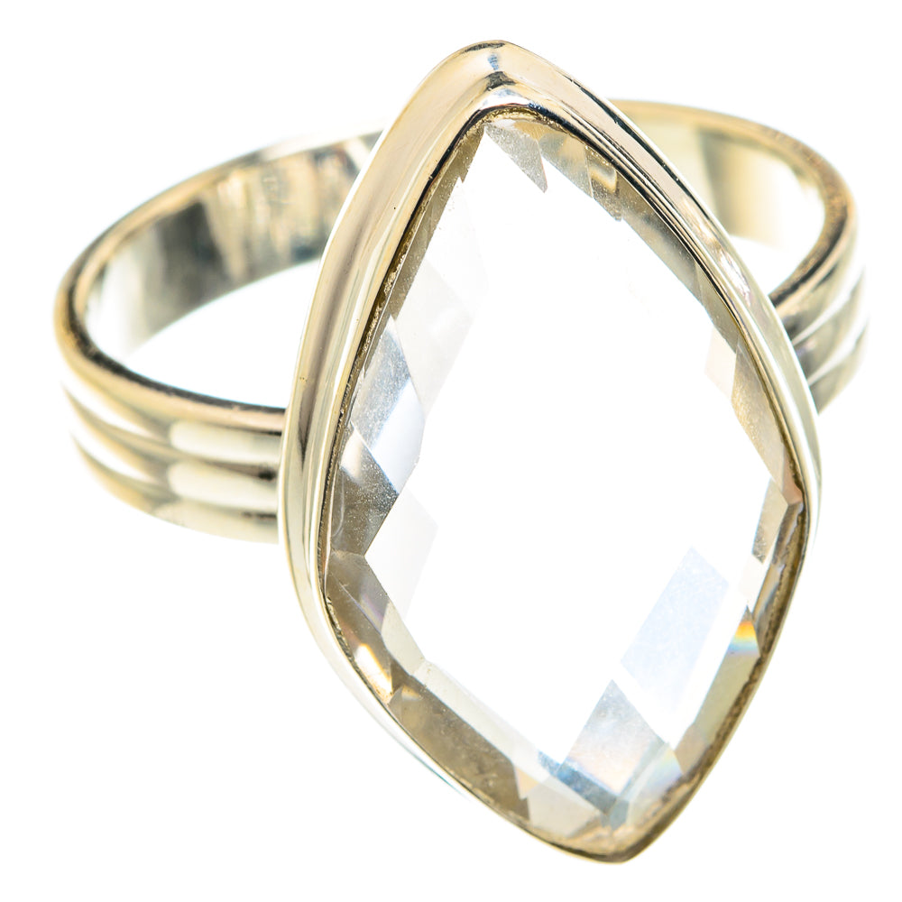 White Quartz Rings handcrafted by Ana Silver Co - RING75496