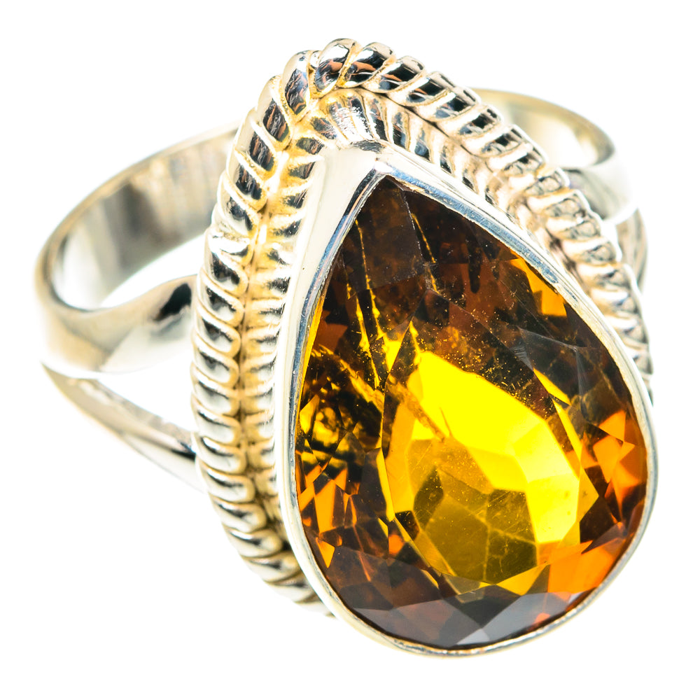 Mandarin Citrine Rings handcrafted by Ana Silver Co - RING75512