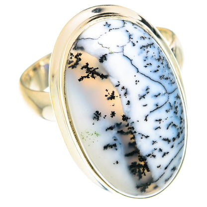 Dendritic Opal Rings handcrafted by Ana Silver Co - RING75525