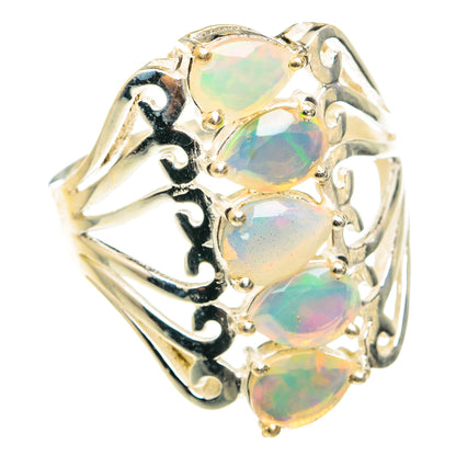 Ethiopian Opal Rings handcrafted by Ana Silver Co - RING75530