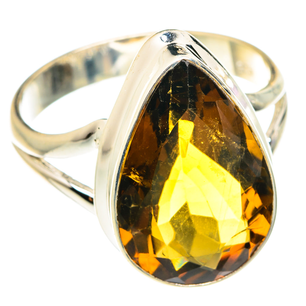 Mandarin Citrine Rings handcrafted by Ana Silver Co - RING75542