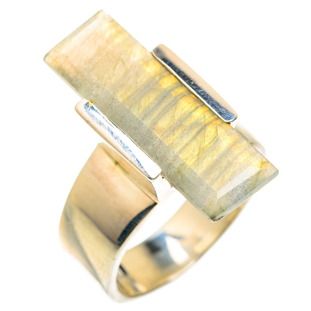 Labradorite Rings handcrafted by Ana Silver Co - RING75543