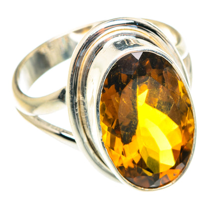 Mandarin Citrine Rings handcrafted by Ana Silver Co - RING75544