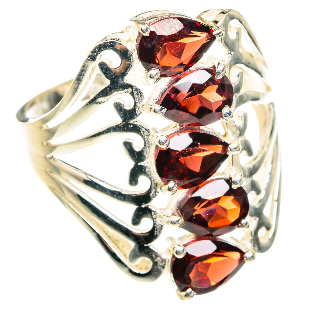 Garnet Rings handcrafted by Ana Silver Co - RING75550