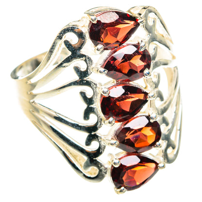 Garnet Rings handcrafted by Ana Silver Co - RING75550