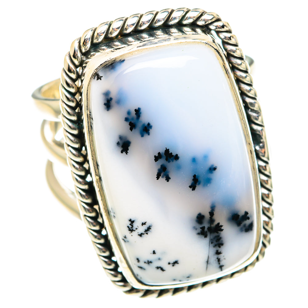 Dendritic Opal Rings handcrafted by Ana Silver Co - RING75558