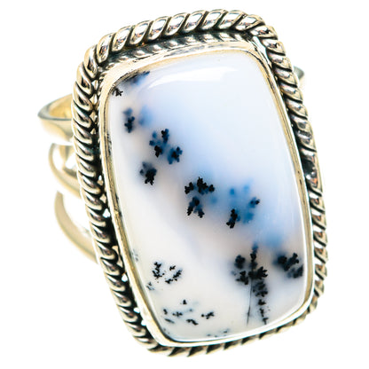 Dendritic Opal Rings handcrafted by Ana Silver Co - RING75558