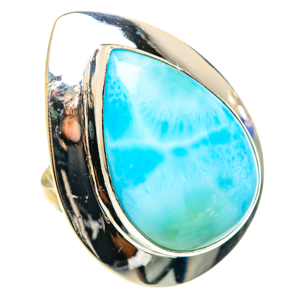 Larimar Rings handcrafted by Ana Silver Co - RING75563