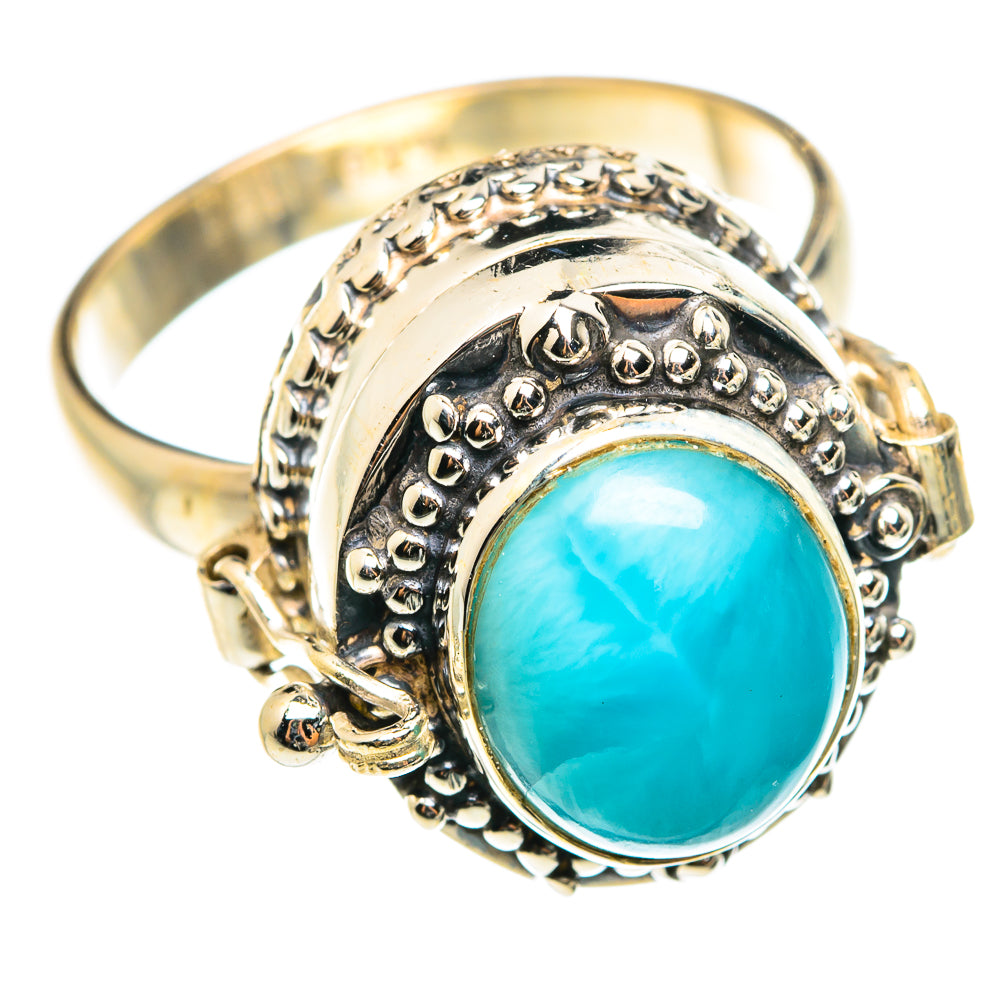 Larimar Rings handcrafted by Ana Silver Co - RING75565