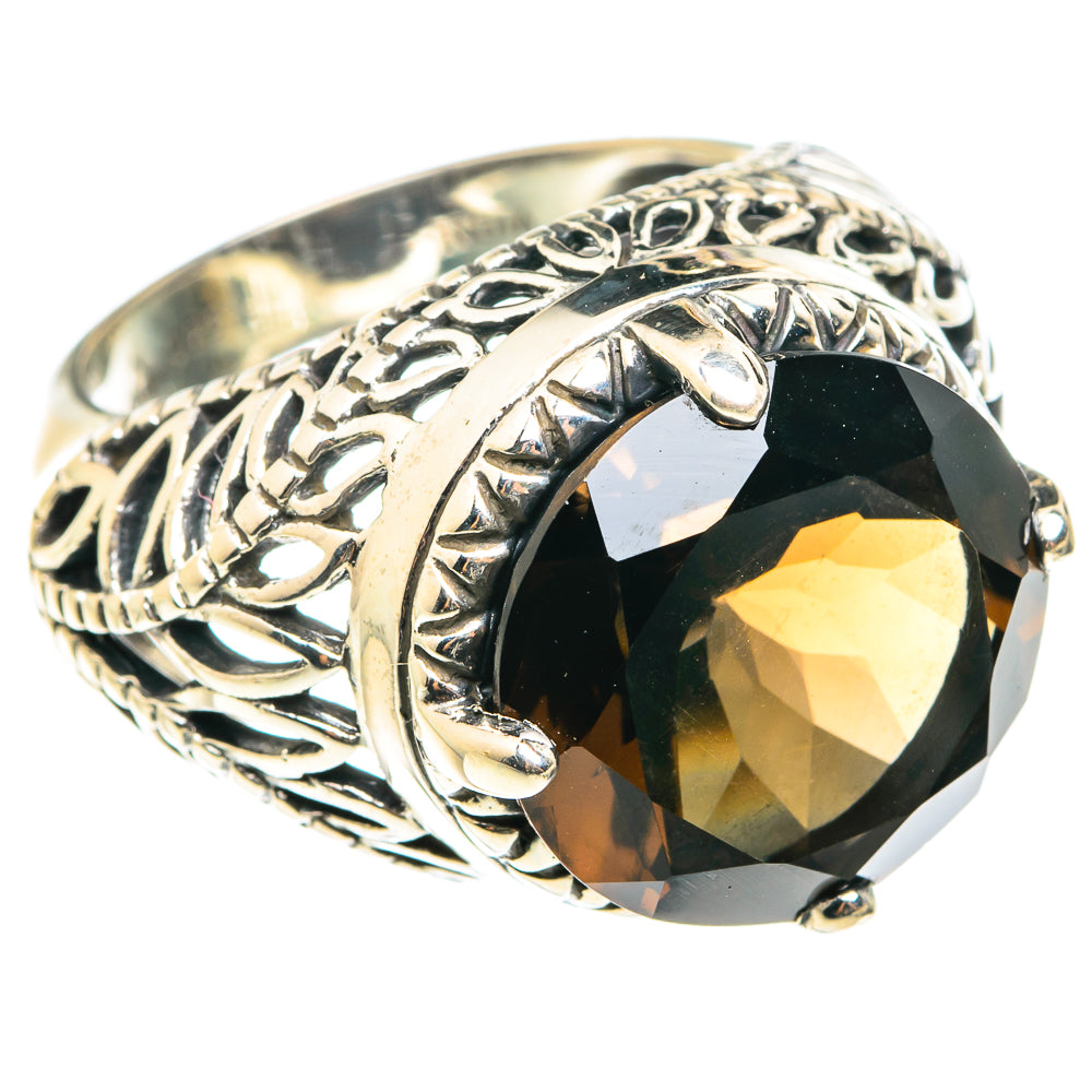 Smoky Quartz Rings handcrafted by Ana Silver Co - RING75569