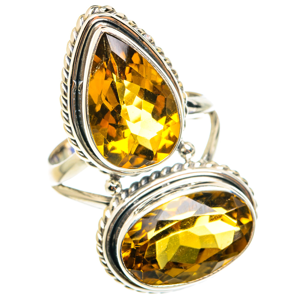 Mandarin Citrine Rings handcrafted by Ana Silver Co - RING75571
