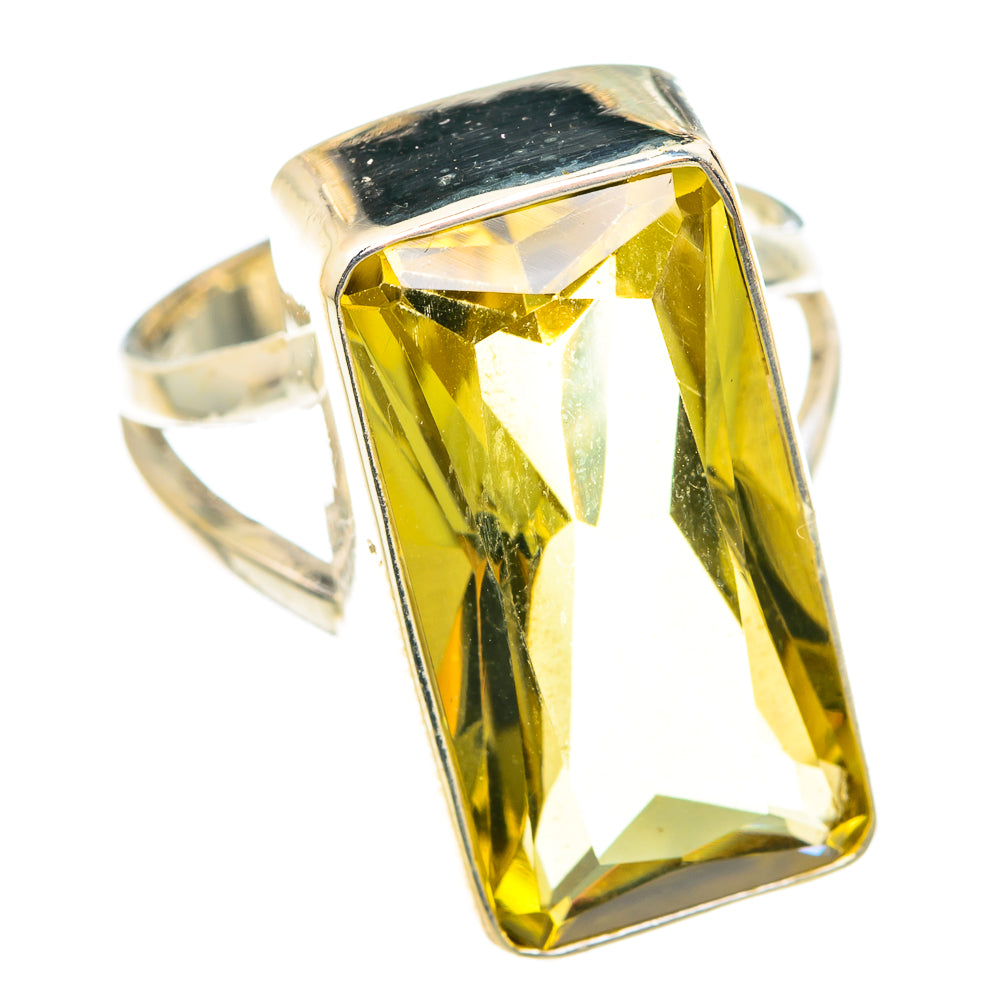 Lemon Quartz Rings handcrafted by Ana Silver Co - RING75583