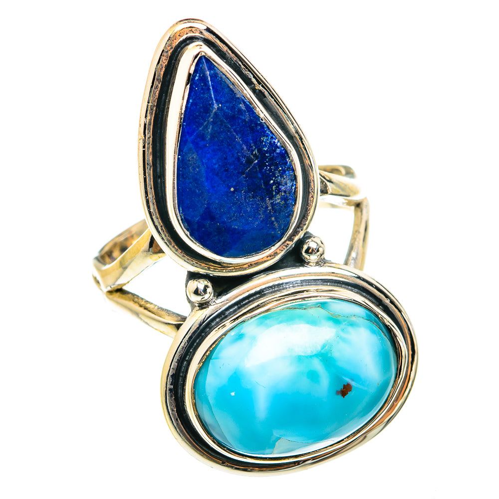 Larimar Rings handcrafted by Ana Silver Co - RING75587