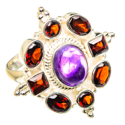 Amethyst Rings handcrafted by Ana Silver Co - RING75602