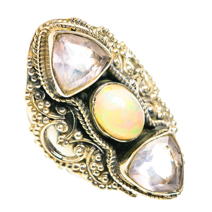 Ethiopian Opal Rings handcrafted by Ana Silver Co - RING75608