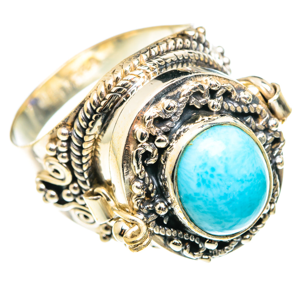 Larimar Rings handcrafted by Ana Silver Co - RING75612