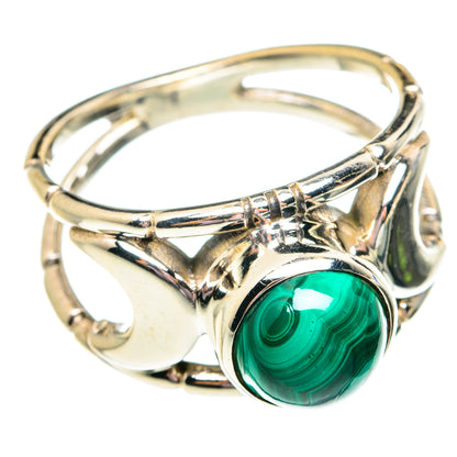 Malachite Rings handcrafted by Ana Silver Co - RING75628