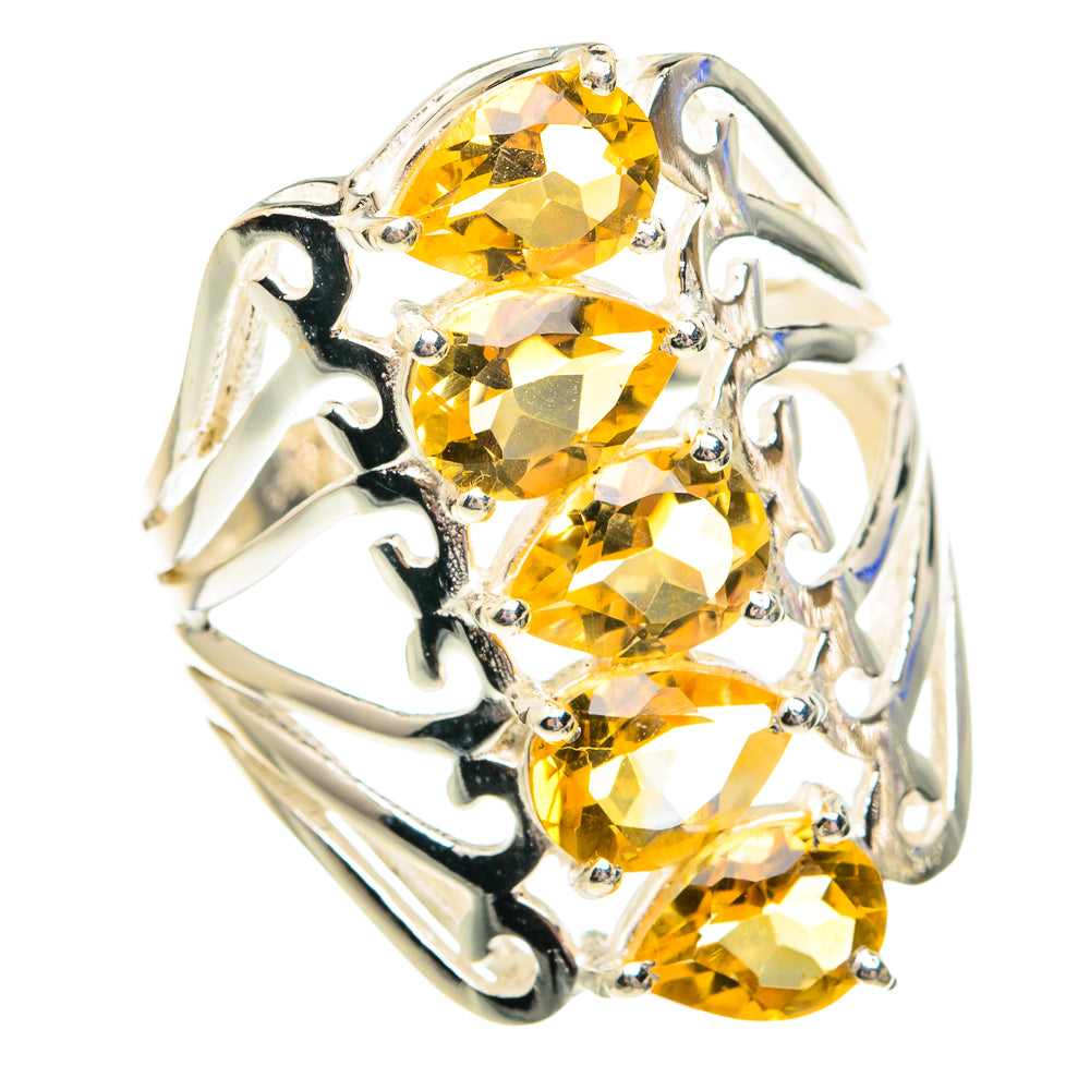 Citrine Rings handcrafted by Ana Silver Co - RING75634