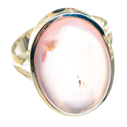 Rose Quartz Rings handcrafted by Ana Silver Co - RING75636