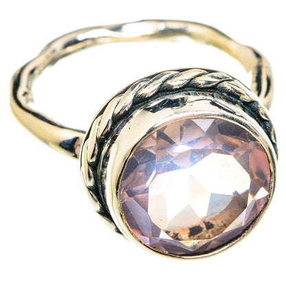 Rose Quartz Rings handcrafted by Ana Silver Co - RING75637