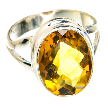Mandarin Citrine Rings handcrafted by Ana Silver Co - RING75659