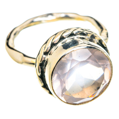 Rose Quartz Rings handcrafted by Ana Silver Co - RING75660