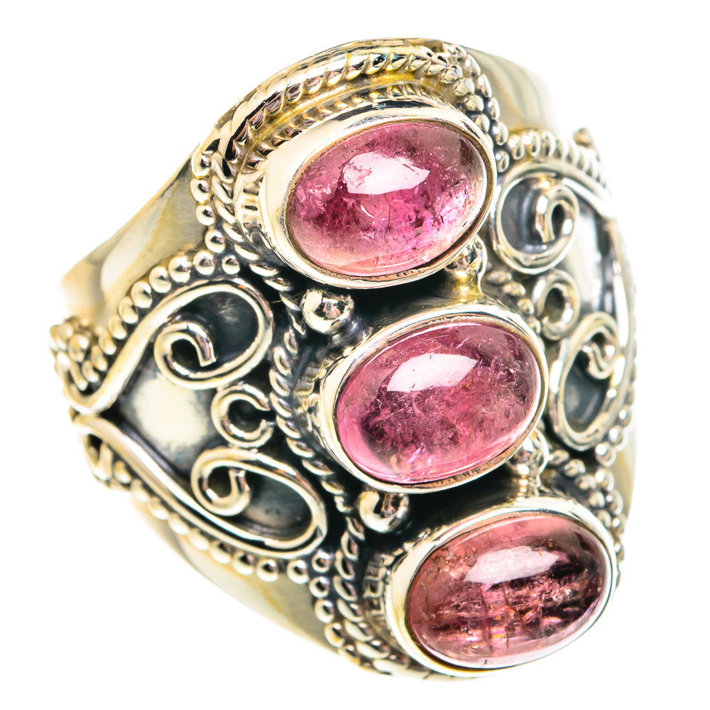 Pink Tourmaline Rings handcrafted by Ana Silver Co - RING75664