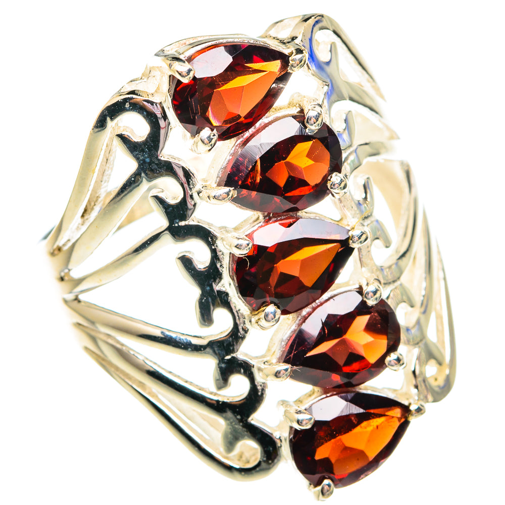 Garnet Rings handcrafted by Ana Silver Co - RING75665