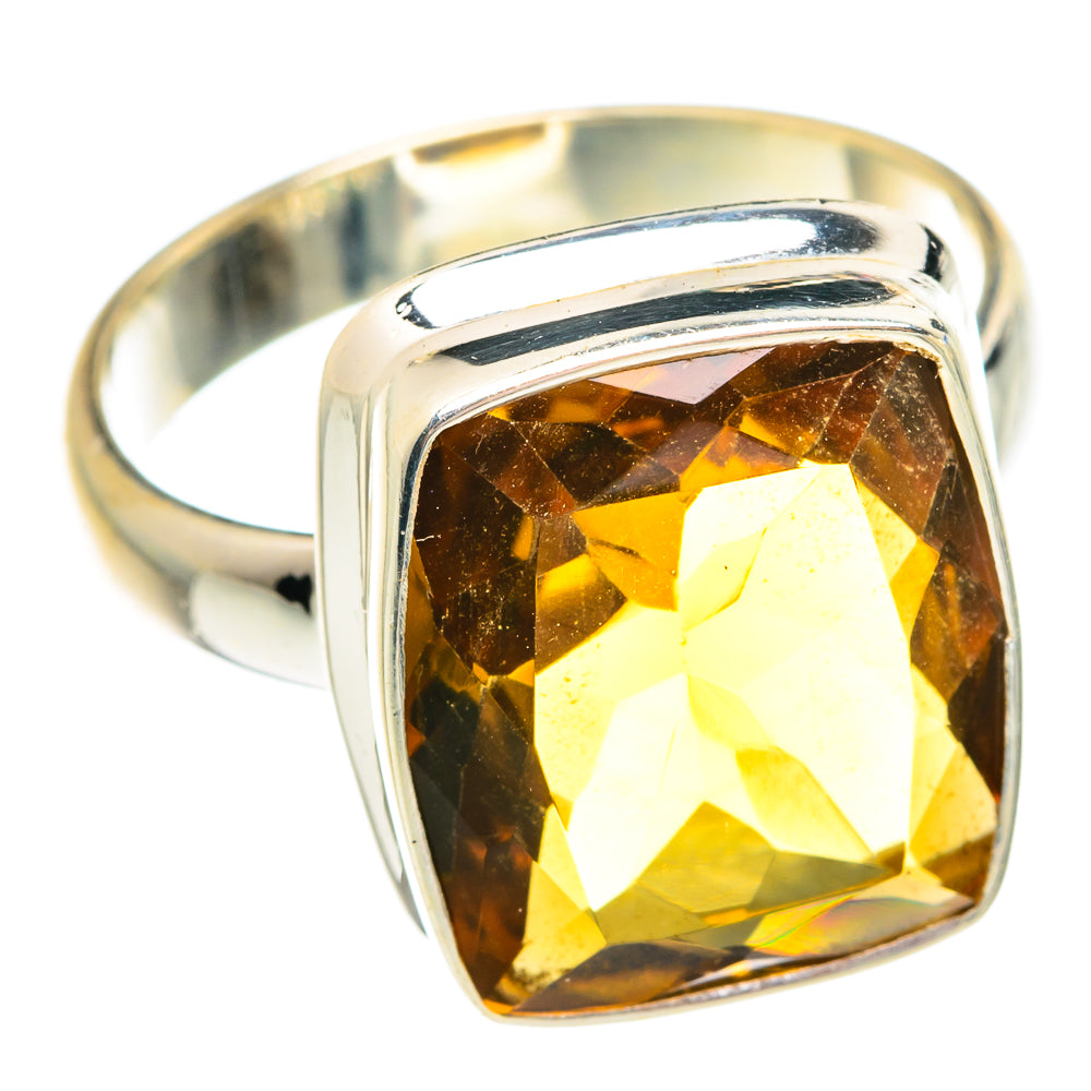 Mandarin Citrine Rings handcrafted by Ana Silver Co - RING75684