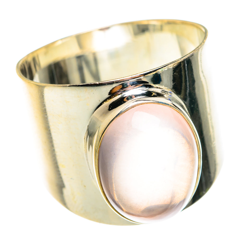 Rose Quartz Rings handcrafted by Ana Silver Co - RING75689
