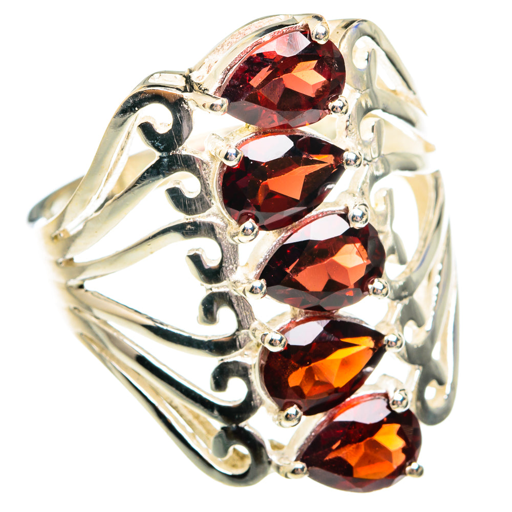 Garnet Rings handcrafted by Ana Silver Co - RING75692