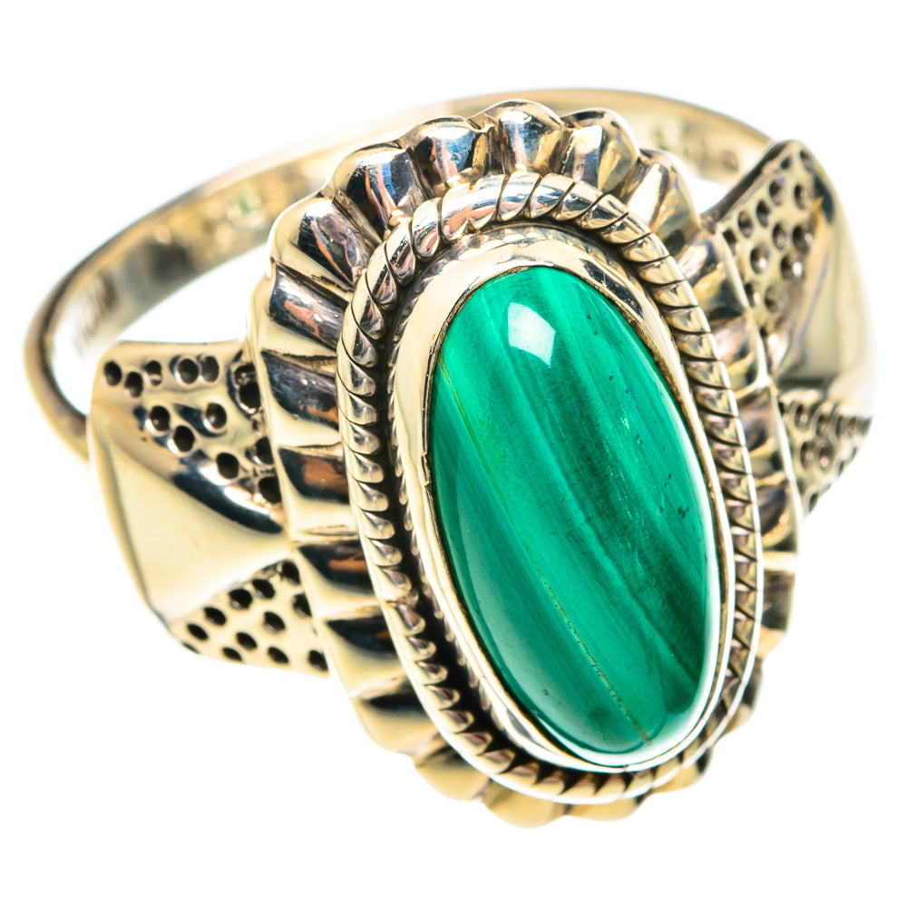 Malachite Rings handcrafted by Ana Silver Co - RING75707
