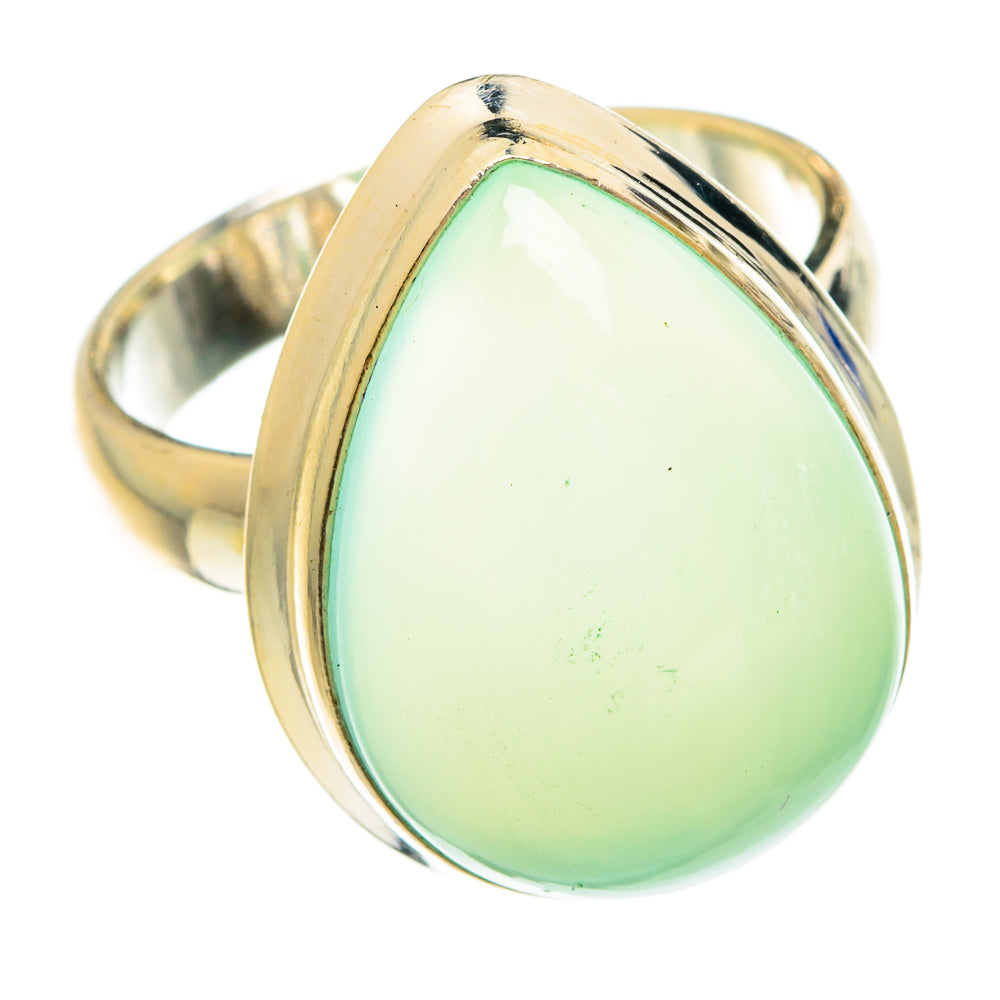 Aqua Chalcedony Rings handcrafted by Ana Silver Co - RING75725
