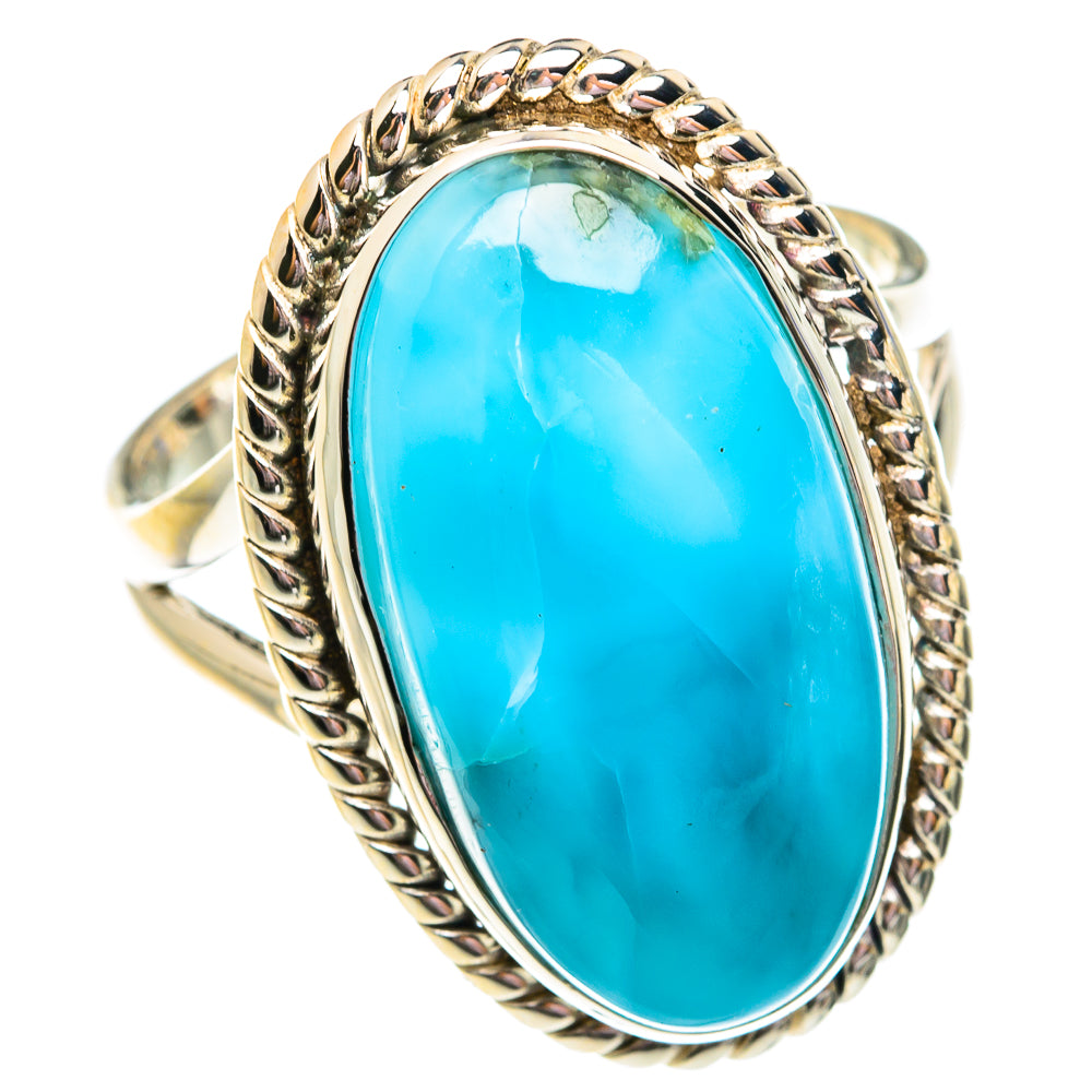 Larimar Rings handcrafted by Ana Silver Co - RING75727