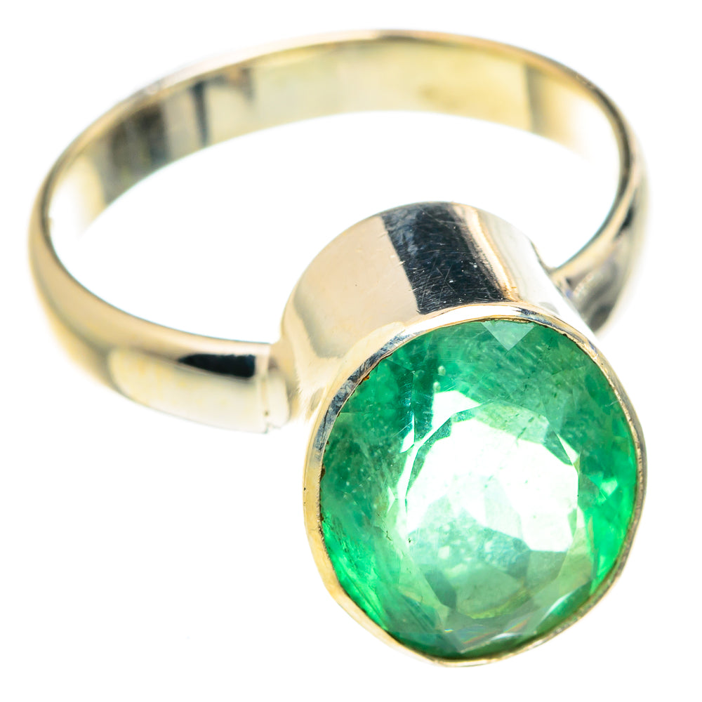 Green Fluorite Rings handcrafted by Ana Silver Co - RING75733