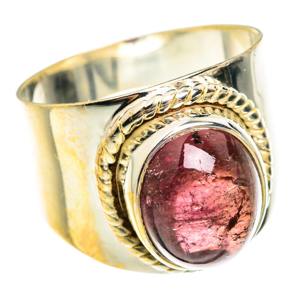 Pink Tourmaline Rings handcrafted by Ana Silver Co - RING75737