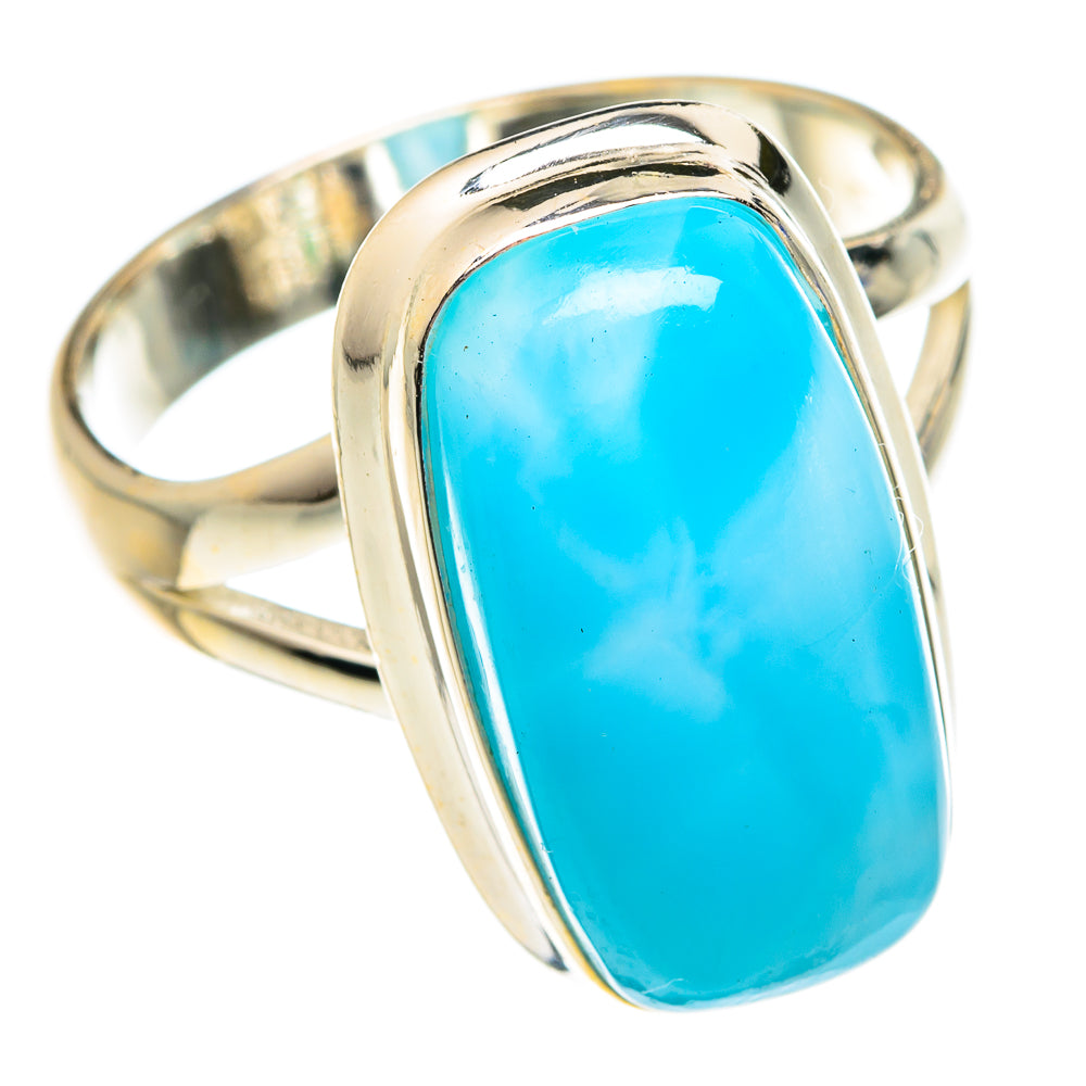 Larimar Rings handcrafted by Ana Silver Co - RING75749