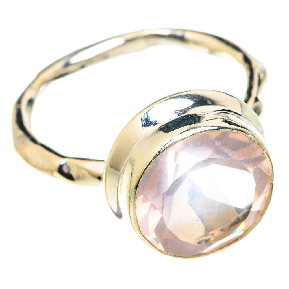 Rose Quartz Rings handcrafted by Ana Silver Co - RING75756