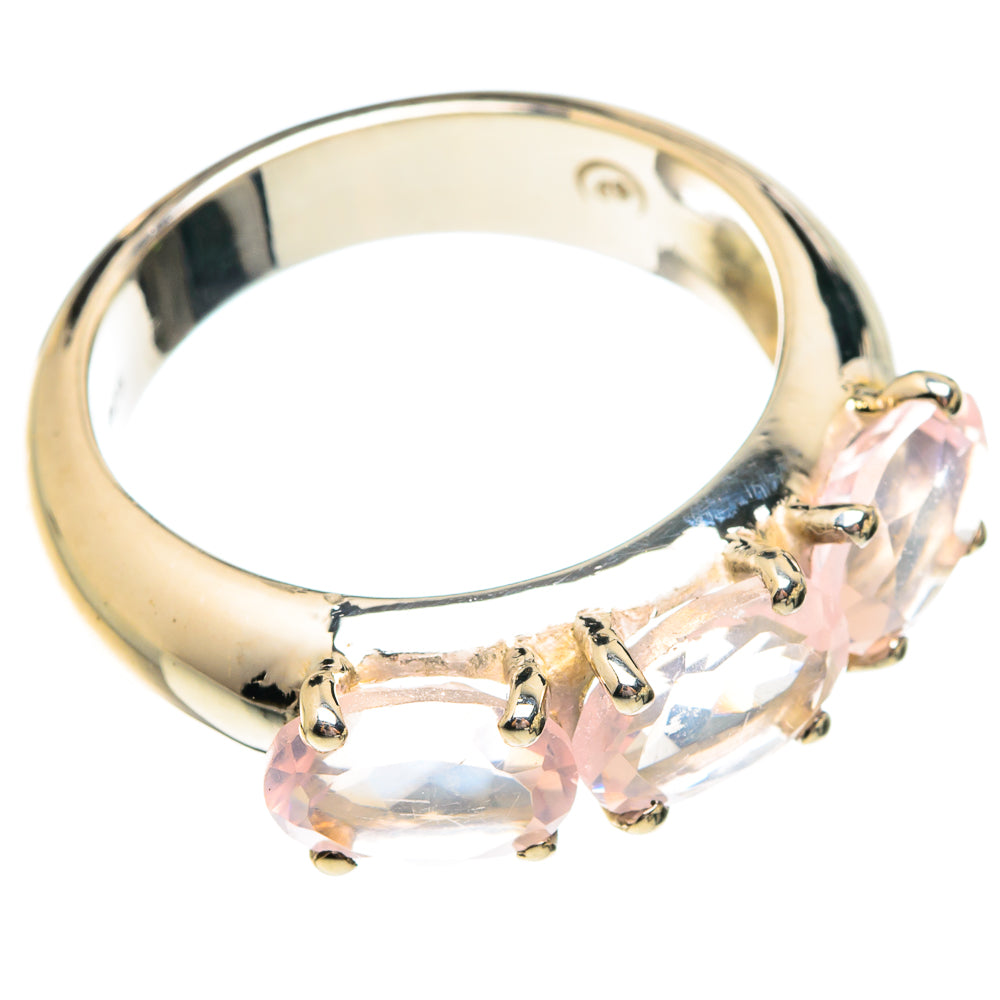Rose Quartz Rings handcrafted by Ana Silver Co - RING75757
