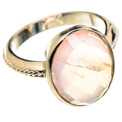 Rose Quartz Rings handcrafted by Ana Silver Co - RING75758
