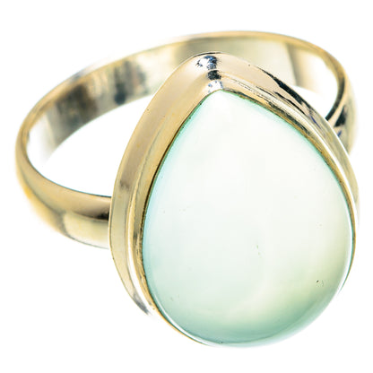 Aqua Chalcedony Rings handcrafted by Ana Silver Co - RING75772