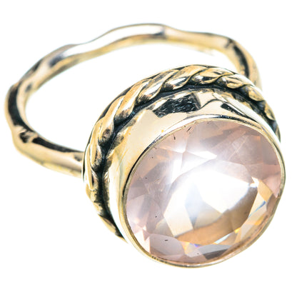 Rose Quartz Rings handcrafted by Ana Silver Co - RING75803