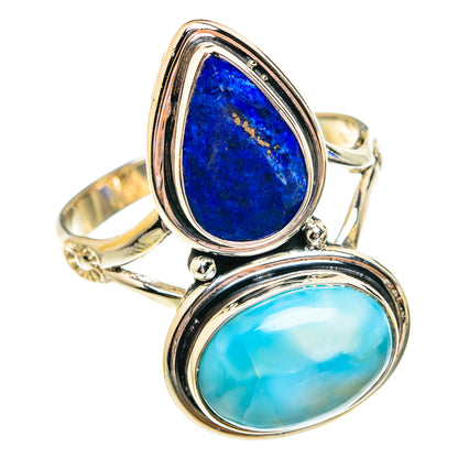 Larimar Rings handcrafted by Ana Silver Co - RING75821