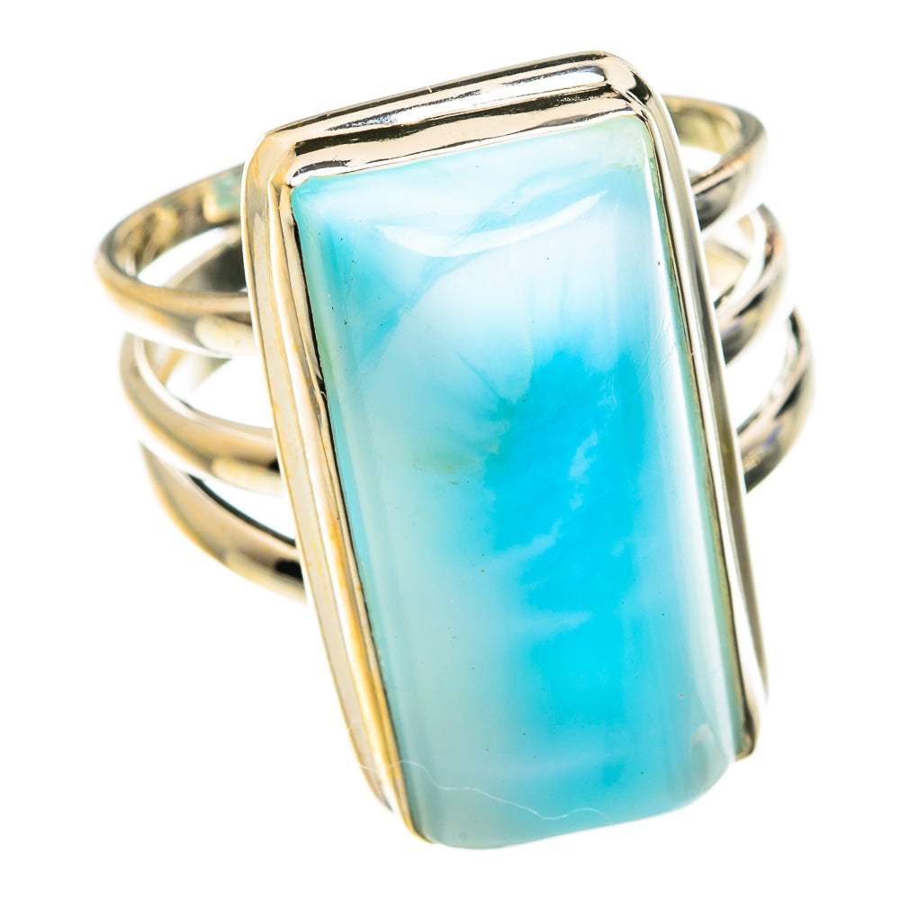 Larimar Rings handcrafted by Ana Silver Co - RING75822