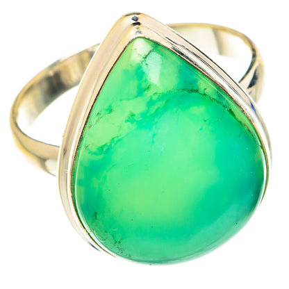 Chrysoprase Rings handcrafted by Ana Silver Co - RING75823