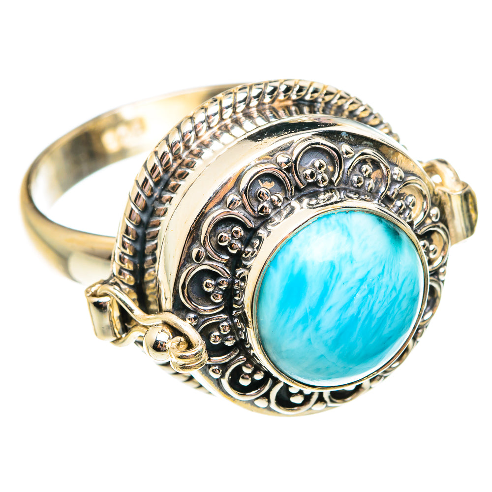 Larimar Rings handcrafted by Ana Silver Co - RING75824