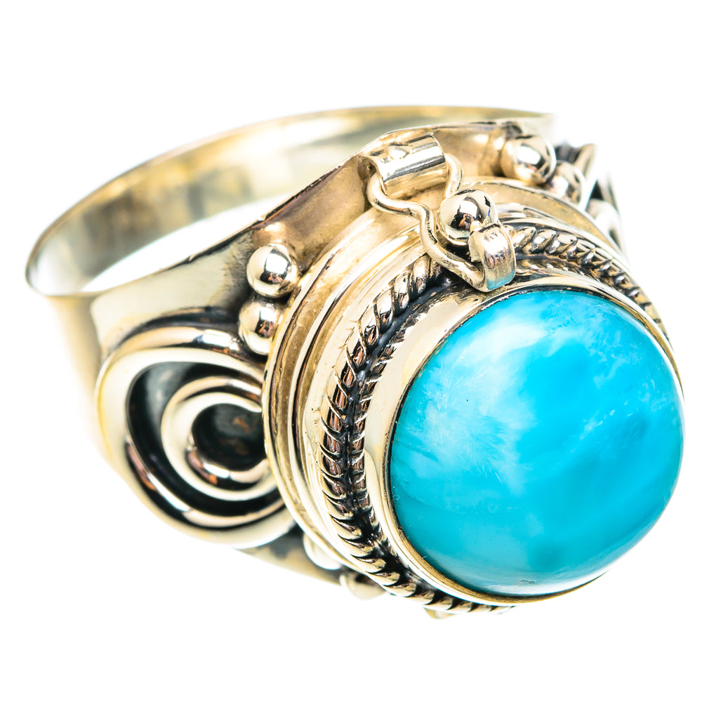 Larimar Rings handcrafted by Ana Silver Co - RING75829