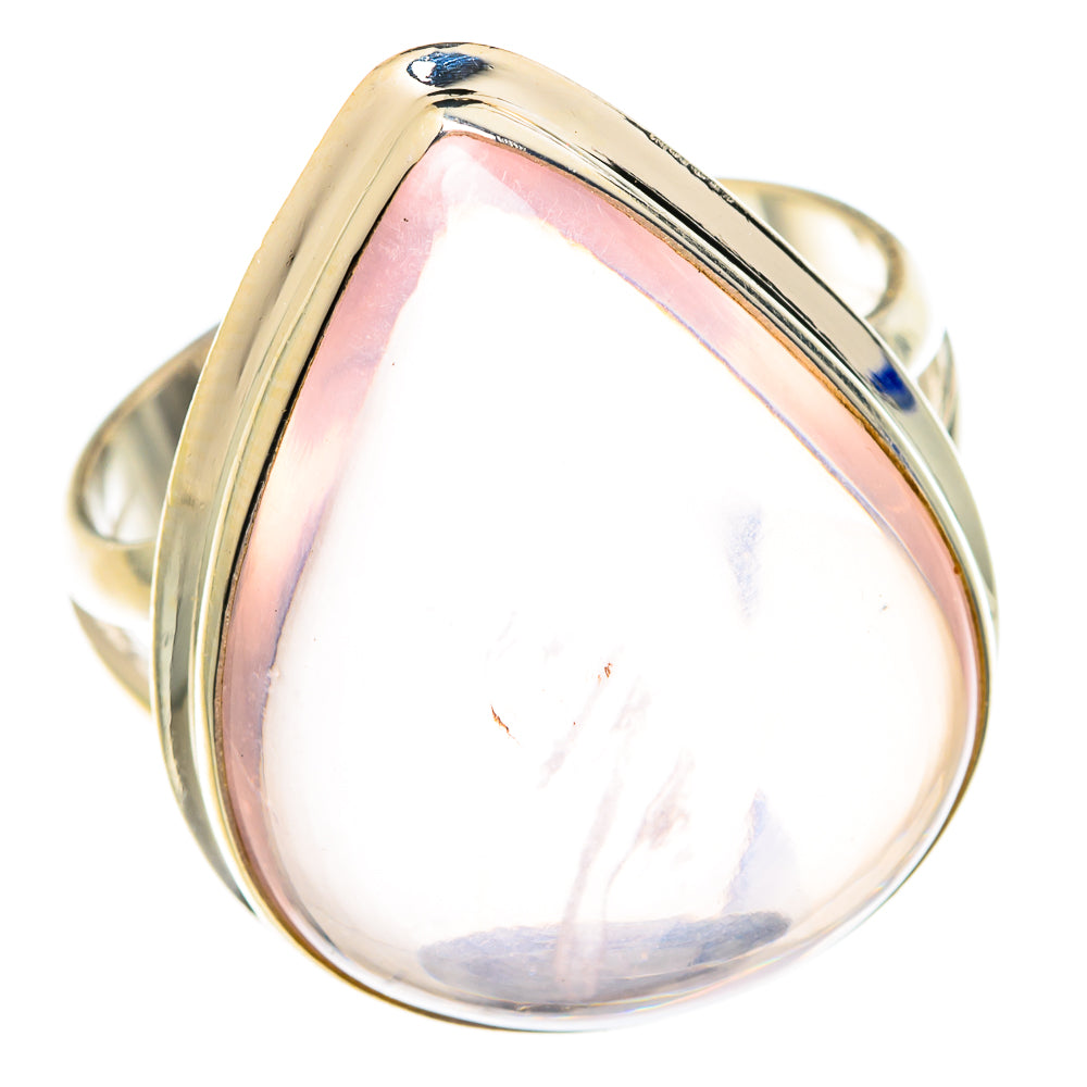 Rose Quartz Rings handcrafted by Ana Silver Co - RING75842